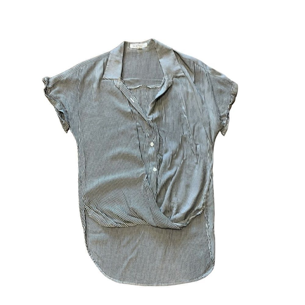 Revolve BCBGeneration Striped Button Down Wrap He… - image 11